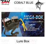 Load image into Gallery viewer, Cobalt Blue Mega Lure Storage Box - Plastic Lure Box with straps