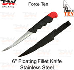Load image into Gallery viewer, Force Ten brand fish fillet knife 15cm blade length with protective sheath