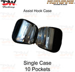 Load image into Gallery viewer, Murasame assist hook case size single open case showing plastic satchels picture with brand and pocket QTY