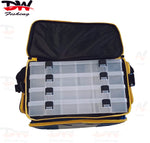 Load image into Gallery viewer, Fishing Tackle Bag with Four Large Fishing Tackle Trays