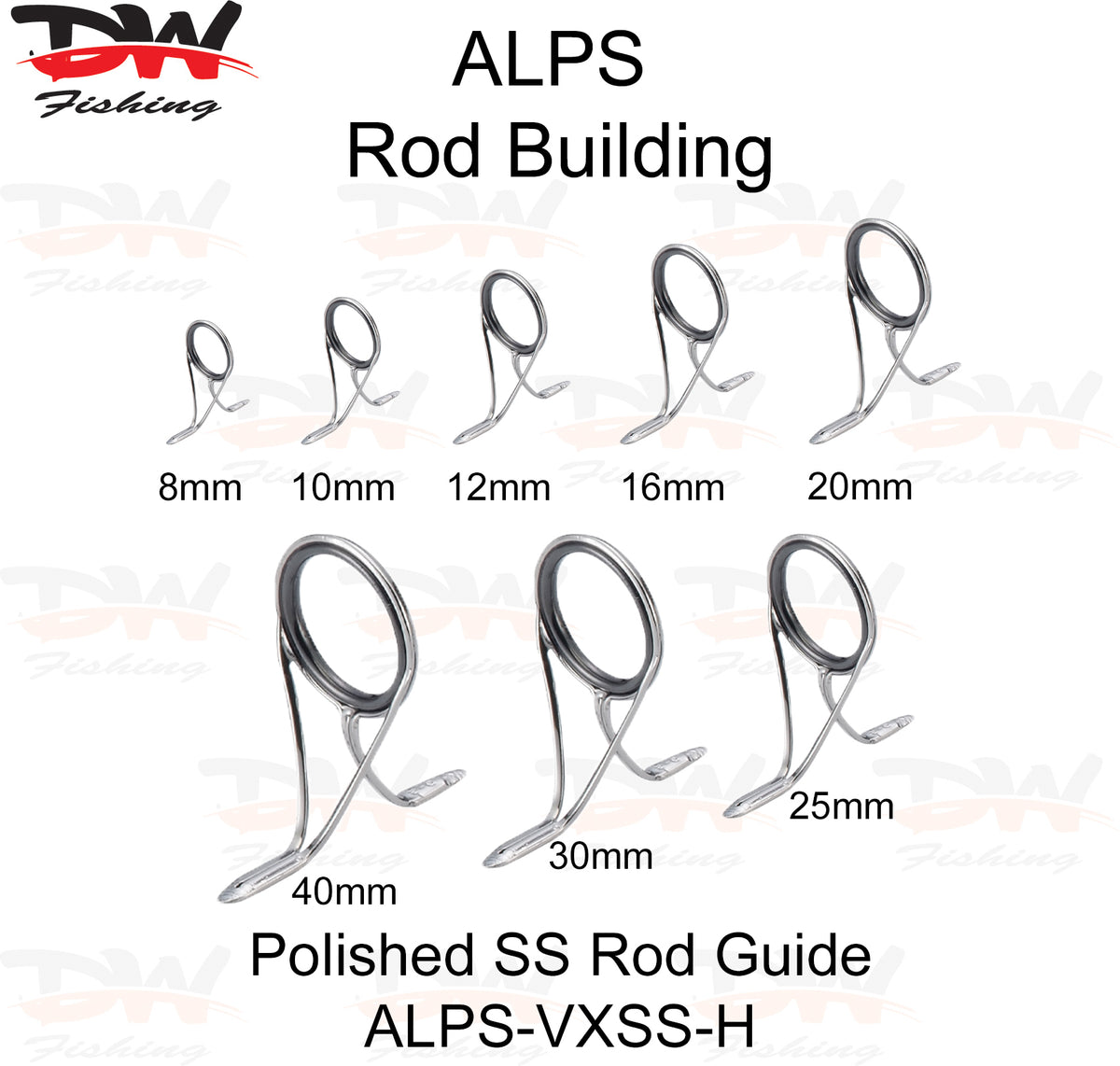 ALPS Rod Guide Stainless Steel, Rod Building