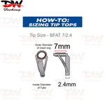 Load image into Gallery viewer, BFAT rod tip sizing chart