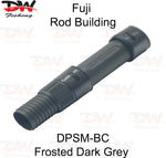 Load image into Gallery viewer, Fuji DPSM reel seat Fuji economy reel seat frosted dark grey Stainless steel hoods