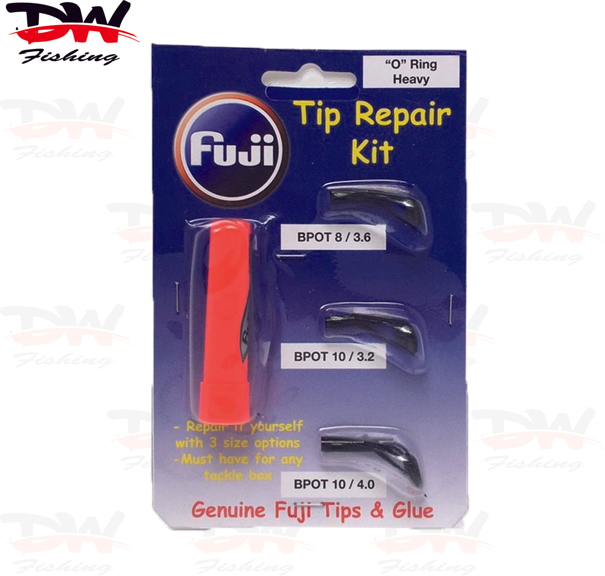 Fuji Rod Tip Repair Kit, BFRK4C - Dark Gray