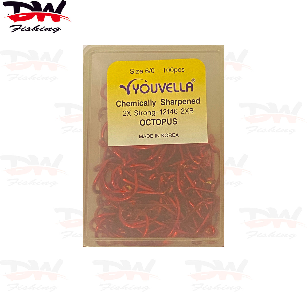 YOUVELLA Circle Hooks - Size 6/0 - Pack Of 6