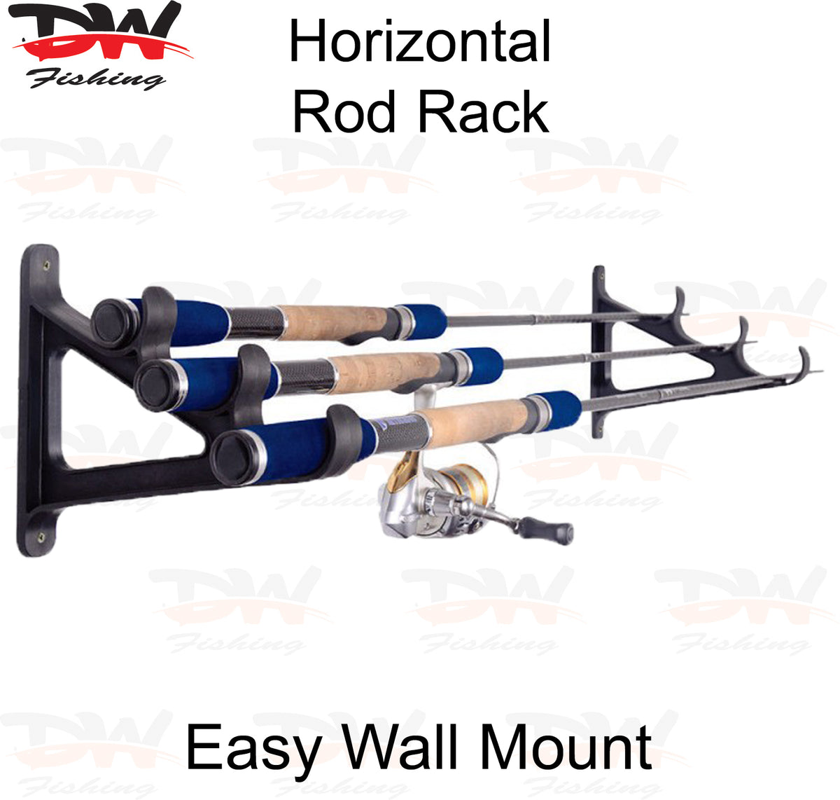 Horizontal Wall Mount Rod holder | Fishing Tackle | Dave's Tackle Bag