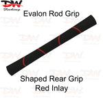 Load image into Gallery viewer, EVA Evalon Shaped Rear Rod Grip, Black and Colour Inlay - Length 9 1/4"