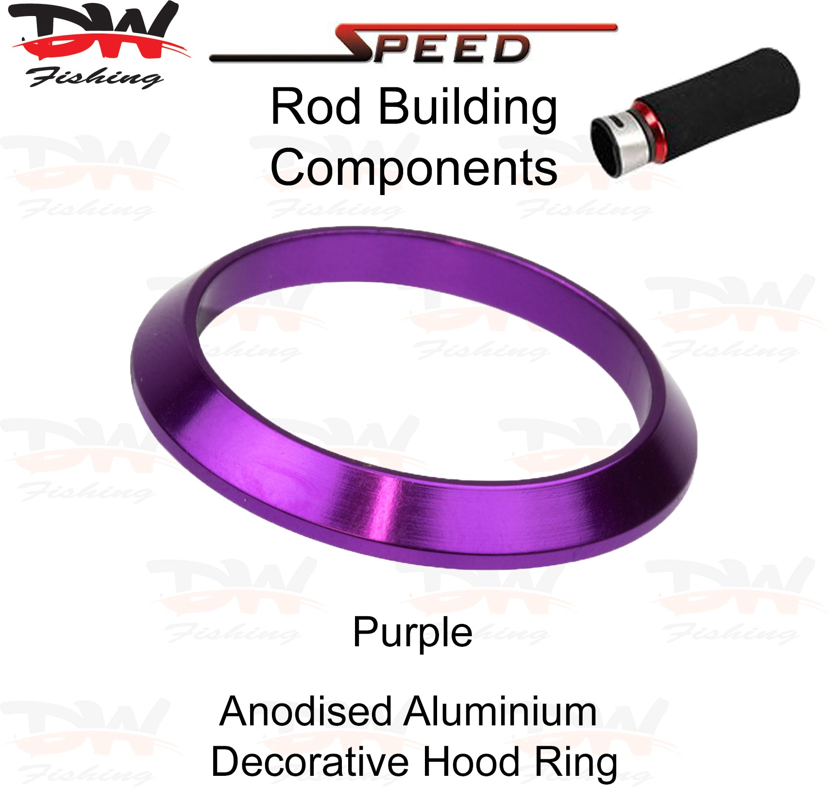 Speed DRK Hood Ring | Speed-Fuji Decorative Anodised Aluminium Winding check