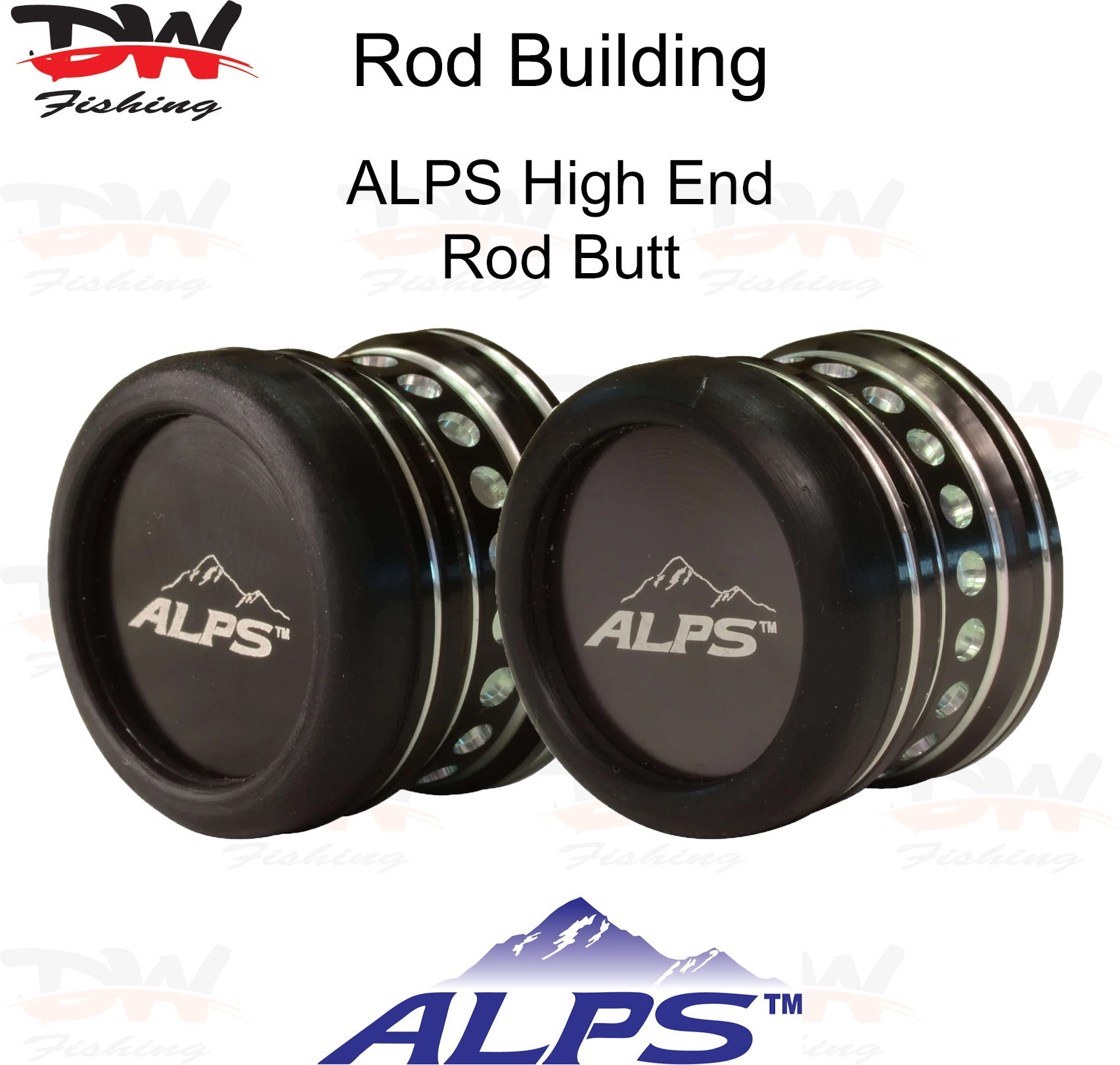 ALPS High End Rod Butt Cap, Rod Building