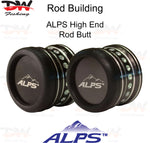 Load image into Gallery viewer, ALPS high end rod butt cap 2 butt caps with ALPS logo
