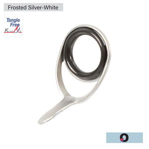 Fuji Rod Guide CCKTOG Frosted Silver White O'Ring Single Foot Light Guide