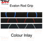 Load image into Gallery viewer, EVA Evalon 10&quot; rod grip with colour inlay design 3 colours
