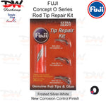 Load image into Gallery viewer, Fuji Rod Tip repair kit size Extra Heavy with 3 CCUXOT frosted Silver white BC Tips with hot melt glue
