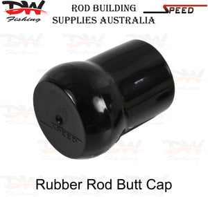 Speed rubber butt cap shaped vinyl butt cap 