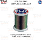 Load image into Gallery viewer, Fuji Rod Binding Thread-Fuji Metallic Prisma Thread- 100 mtr Size A Metallic
