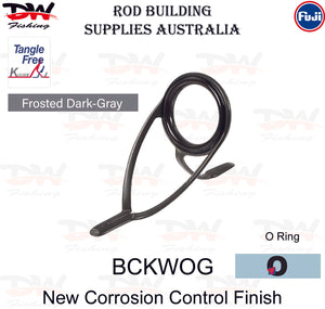 Fuji Rod Guide | KW Frosted Dark Gray Range Double Foot Guides