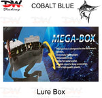 Load image into Gallery viewer, Cobalt Blue Mega Lure Storage Box - Plastic Lure Box with straps
