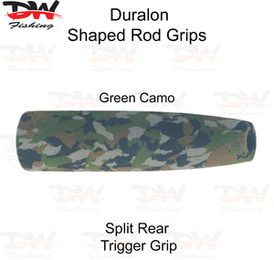 EVA Duralon Split Rear Grip for Fuji Trigger reel seat | Shaped Camo Rod Grip