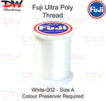 Load image into Gallery viewer, Fuji Poly thread Regular Fuji Ultra poly thread size A White 002
