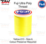 Load image into Gallery viewer, Fuji Poly thread Regular Fuji Ultra poly thread size A colour Lemon Yellow 013
