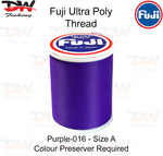 Load image into Gallery viewer, Fuji Poly thread Regular Fuji Ultra poly thread size A colour Purple 016
