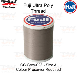 Fuji Poly thread Regular Fuji Ultra poly thread size A colour CC Grey 023