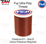 Load image into Gallery viewer, Fuji Poly thread Regular Fuji Ultra poly thread size D colour Chestnut 011
