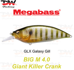 Megabass Big-M 4.0 floating hard body diving lure- single lure colour GLX Galaxy Gill