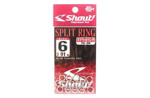 Shout 75-SR Split Ring  Stainless Steel split ring Size 6