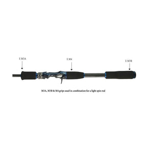 EVA Evalon Foam Rod Grip | Shaped Split  Rear Grip 80mm M4 A Series