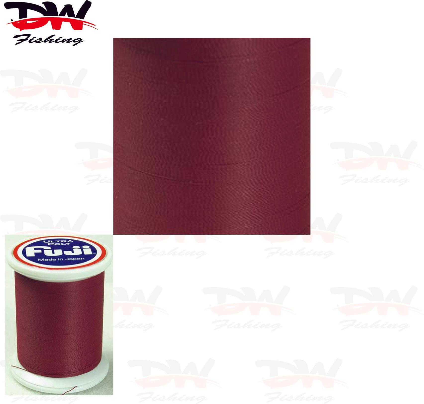 Fuji Poly thread NOCP Fuji Ultra poly thread size D garnet