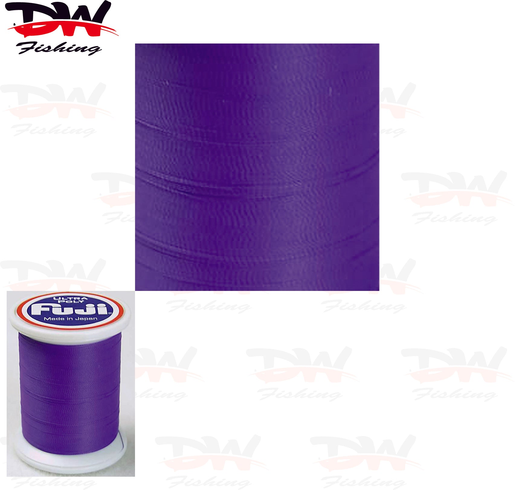 Fuji Poly Thread, Size A NOCP 100mtrs 25 Colours