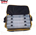 Load image into Gallery viewer, Fishing Tackle Bag with Four Large Fishing Tackle Trays

