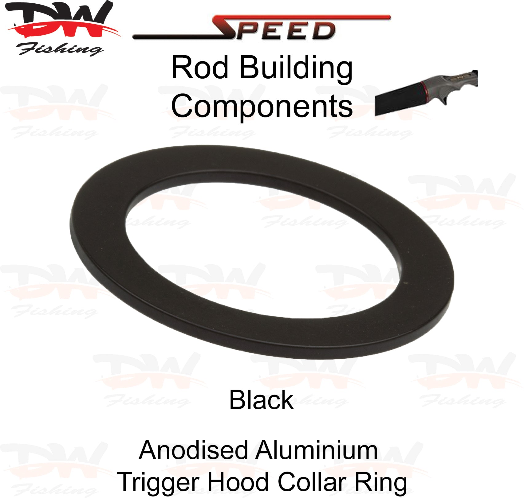 Speed DRT Trigger hood collar ring Aluminium winding check colour black