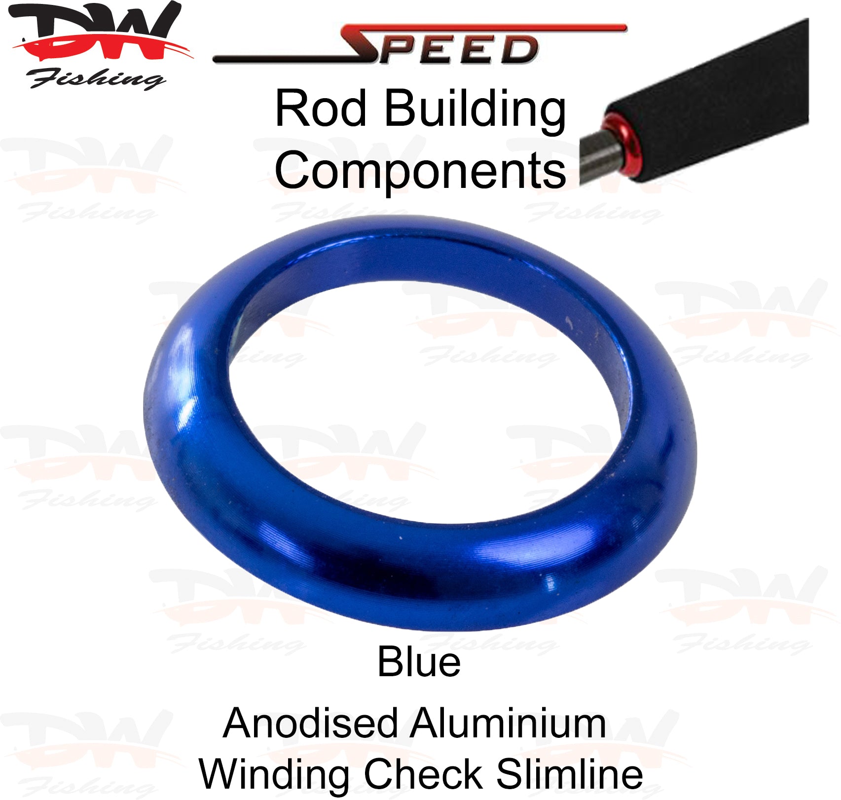 Speed WCFSL Aluminium winding check slimline anodised blue colour