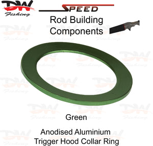 Speed DRT Trigger hood collar ring Aluminium winding check colour green