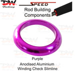 Load image into Gallery viewer, Speed WCFSL Aluminium winding check slimline anodised purple colour
