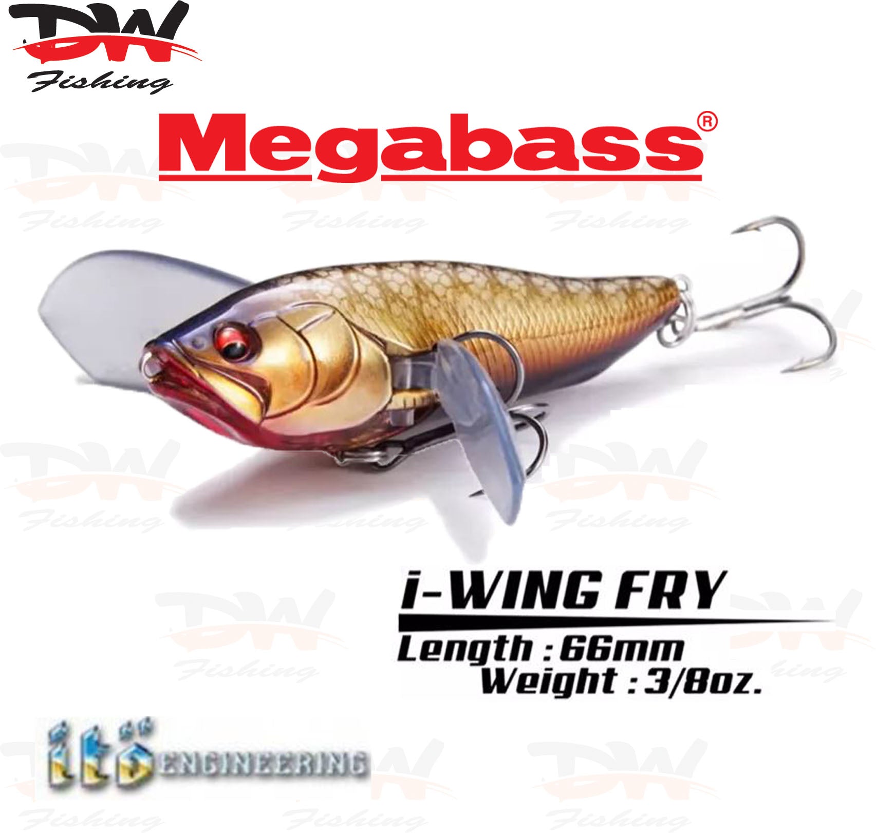 Megabass i-WING FRY Lure, Fishing Tackle Online