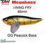 Load image into Gallery viewer, Megabass i-WING FRY surface lure single colour GG Peacock Bass
