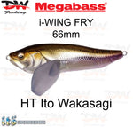 Load image into Gallery viewer, Megabass i-WING FRY surface lure single colour HT Ito Wakasagi
