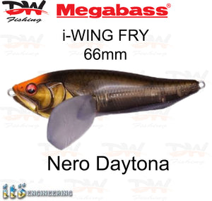 Megabass i-WING FRY surface lure single colour Nero Daytona
