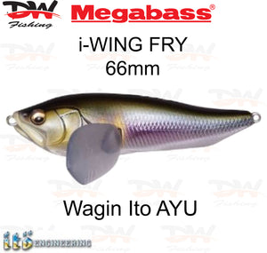 Megabass i-WING FRY surface lure single colour Wagin Ito AYU