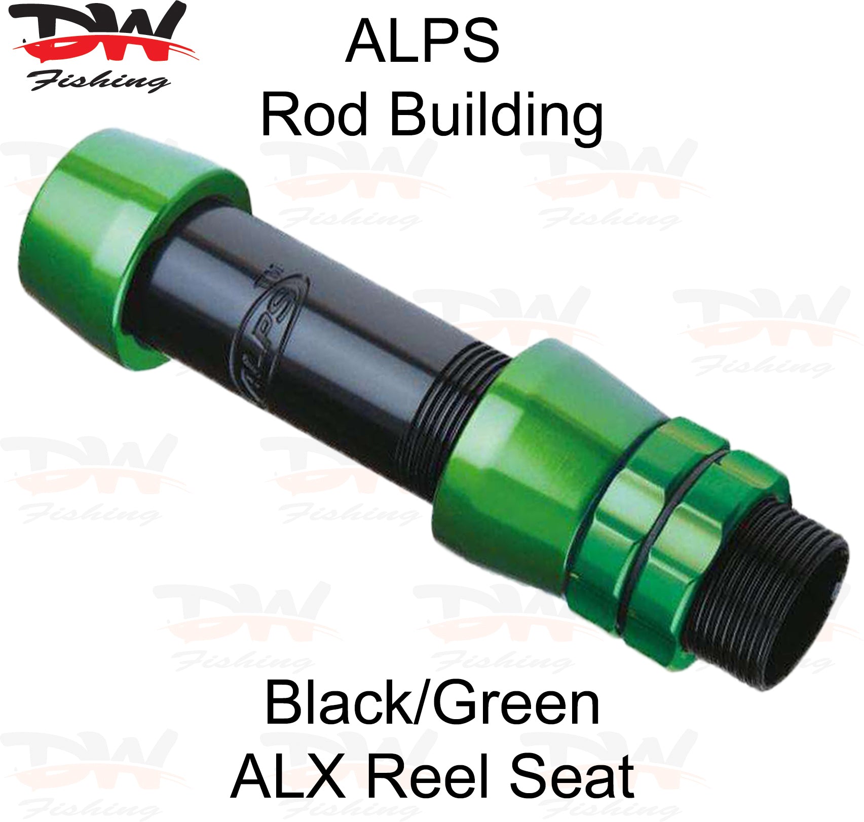 ALPS ALX Alloy Reel seat black and green colour salt water reel seat