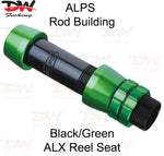 Load image into Gallery viewer, ALPS ALX Alloy Reel seat black and green colour salt water reel seat
