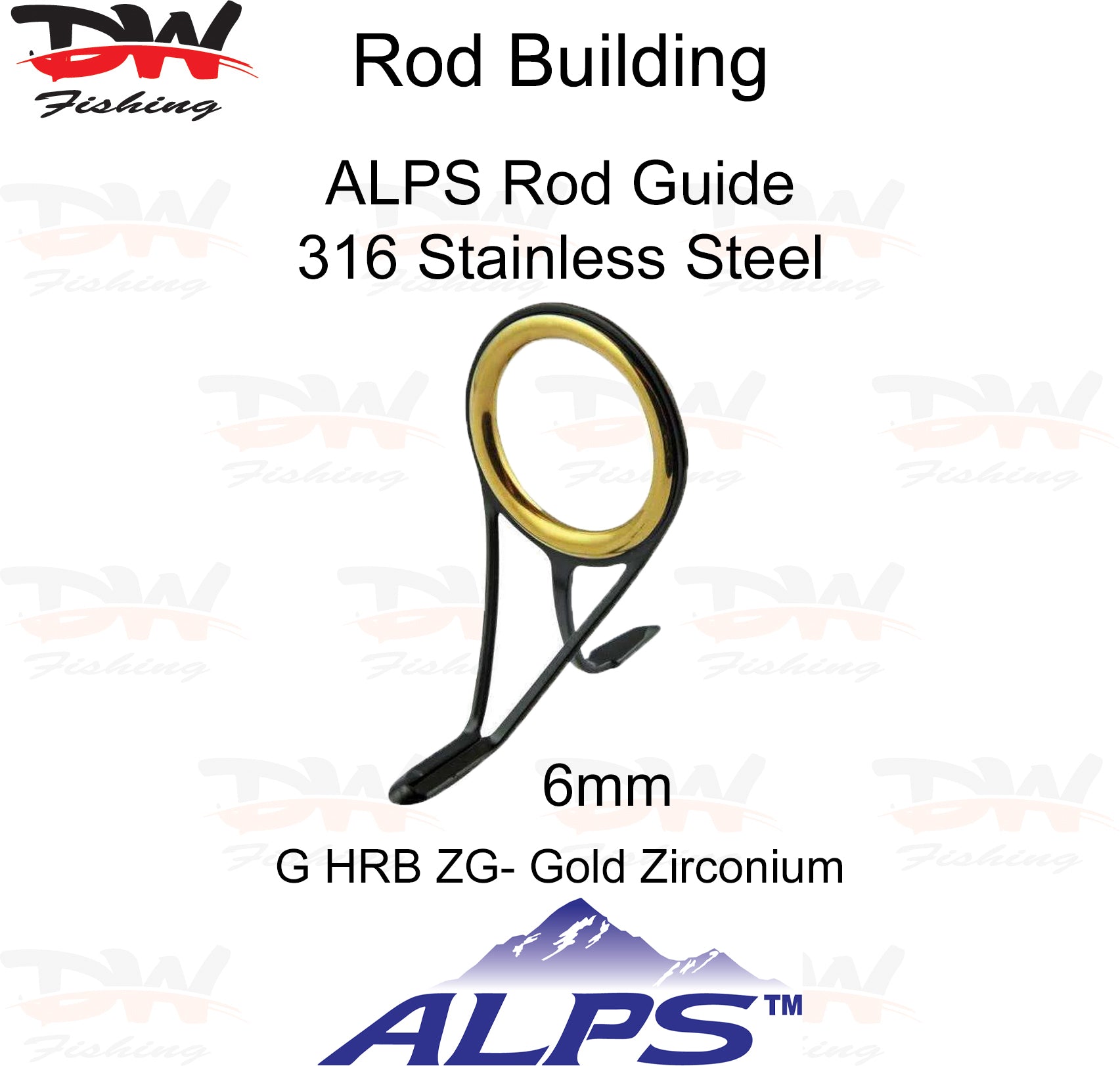 ALPS Rod Guide Stainless Steel | Rod Building | Dave's Tackle Bag