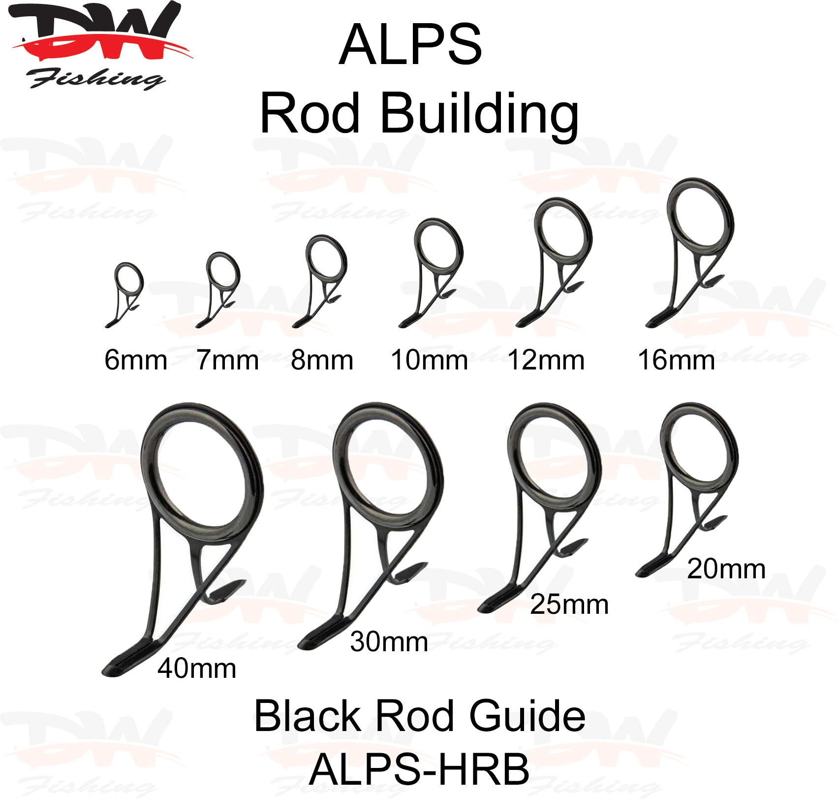 ALPS Rod Guide Stainless Steel, Rod Building