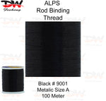 Load image into Gallery viewer, ALPS metalic rod binding thread Black
