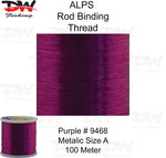 Load image into Gallery viewer, ALPS metalic rod binding thread Purple

