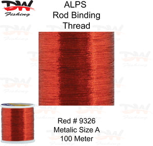 ALPS metalic rod binding thread red