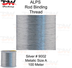 ALPS metalic rod binding thread silver